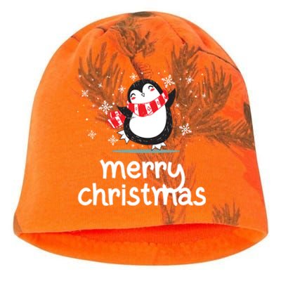 Funny Merry Christmas Funny Penguin Christmas Meaningful Gift Kati - Camo Knit Beanie