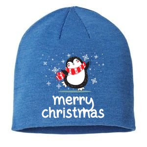 Funny Merry Christmas Funny Penguin Christmas Meaningful Gift Sustainable Beanie