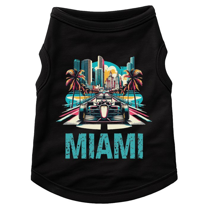 Formula Miami City Racing Circuit Car Map G.R.A.N.D P.R.I.X Race Doggie Tank