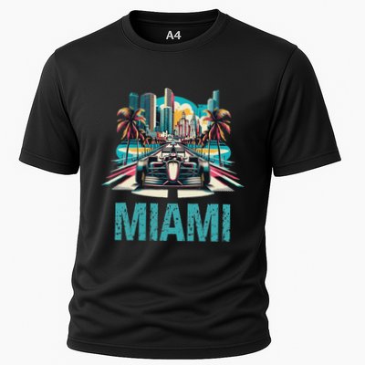 Formula Miami City Racing Circuit Car Map G.R.A.N.D P.R.I.X Race Performance Shirt