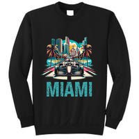 Formula Miami City Racing Circuit Car Map G.R.A.N.D P.R.I.X Race Sweatshirt