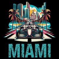 Formula Miami City Racing Circuit Car Map G.R.A.N.D P.R.I.X Race Sweatshirt
