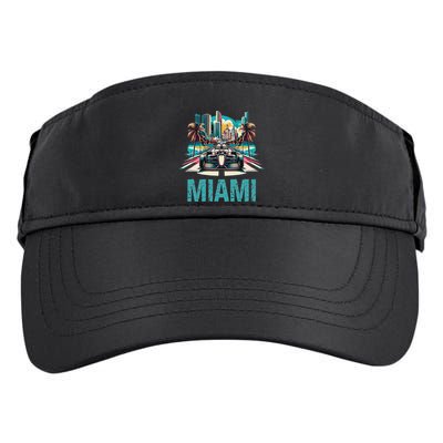 Formula Miami City Racing Circuit Car Map G.R.A.N.D P.R.I.X Race Adult Drive Performance Visor