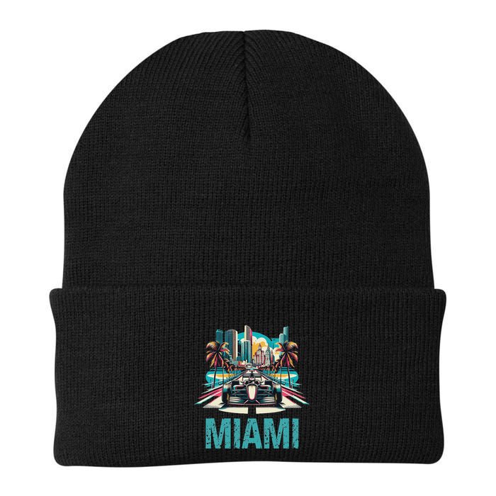 Formula Miami City Racing Circuit Car Map G.R.A.N.D P.R.I.X Race Beanie