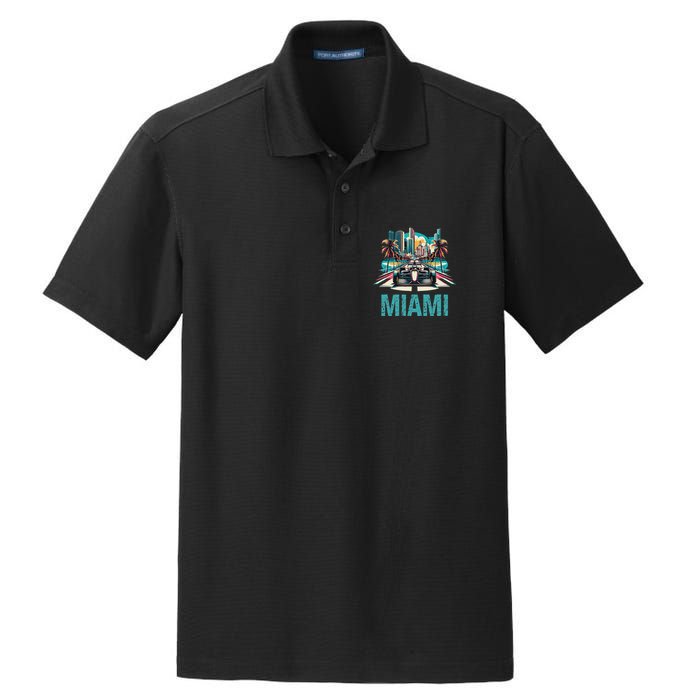 Formula Miami City Racing Circuit Car Map G.R.A.N.D P.R.I.X Race Dry Zone Grid Polo