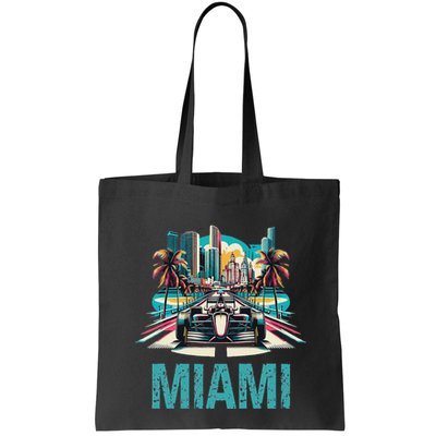 Formula Miami City Racing Circuit Car Map G.R.A.N.D P.R.I.X Race Bag