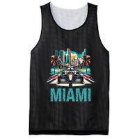 Formula Miami City Racing Circuit Car Map G.R.A.N.D P.R.I.X Race Mesh Reversible Basketball Jersey Tank