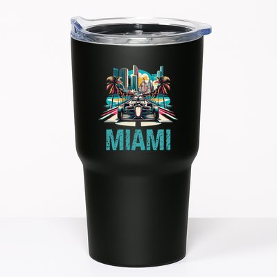 Formula Miami City Racing Circuit Car Map G.R.A.N.D P.R.I.X Race Tumbler