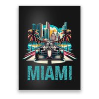 Formula Miami City Racing Circuit Car Map G.R.A.N.D P.R.I.X Race Poster