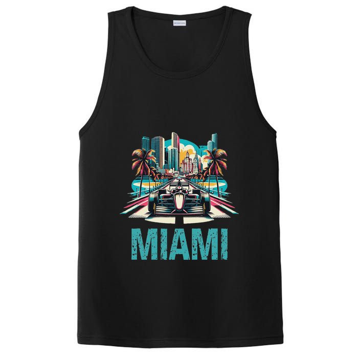 Formula Miami City Racing Circuit Car Map G.R.A.N.D P.R.I.X Race PosiCharge Competitor Tank