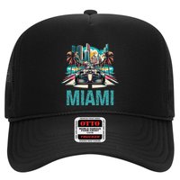 Formula Miami City Racing Circuit Car Map G.R.A.N.D P.R.I.X Race Trucker Hat