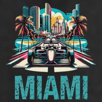 Formula Miami City Racing Circuit Car Map G.R.A.N.D P.R.I.X Race Trucker Hat