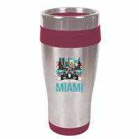 Formula Miami City Racing Circuit Car Map G.R.A.N.D P.R.I.X Race 16oz Travel Tumbler