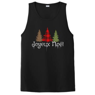 French Merry Christmas Joyeux NoëL Xmas Trees PosiCharge Competitor Tank