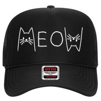 Funny Meow Cat Meow Kitty Cats Meow Trucker Hat