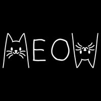 Funny Meow Cat Meow Kitty Cats Meow Short Acrylic Beanie