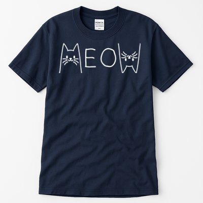 Funny Meow Cat Meow Kitty Cats Meow Tall T-Shirt