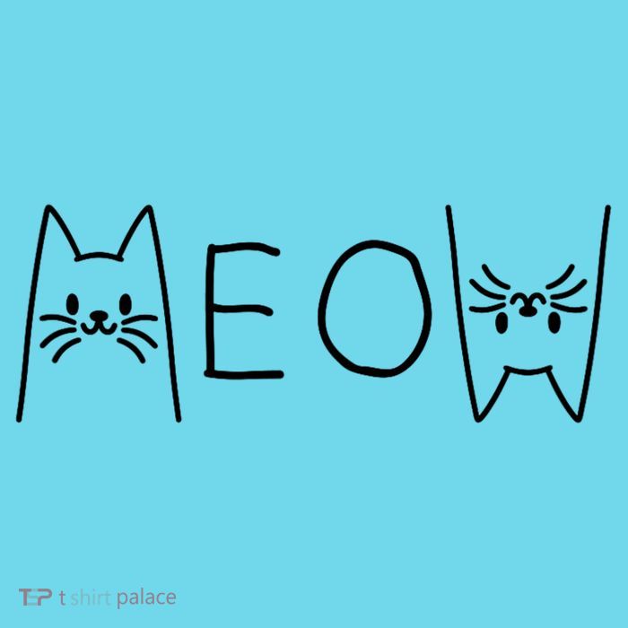 Funny Meow Cat Meow Kitty Cats Meow Poster