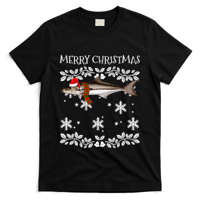 Fish Merry Christmas Ornament Cobia Ugly Xmas T-Shirt