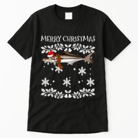 Fish Merry Christmas Ornament Cobia Ugly Xmas Tall T-Shirt
