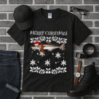Fish Merry Christmas Ornament Cobia Ugly Xmas Tall T-Shirt