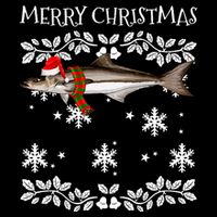 Fish Merry Christmas Ornament Cobia Ugly Xmas Tall T-Shirt