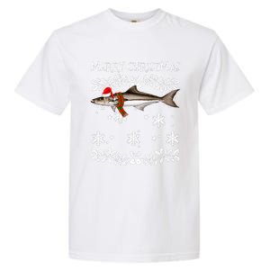 Fish Merry Christmas Ornament Cobia Ugly Xmas Garment-Dyed Heavyweight T-Shirt