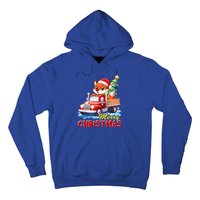 Fox Merry Christmas Tree Lights Truck Ugly Xmas Cool Gift Hoodie