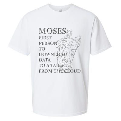 Funny Moses Christian Praise Commandments Humor Sueded Cloud Jersey T-Shirt