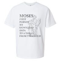 Funny Moses Christian Praise Commandments Humor Sueded Cloud Jersey T-Shirt