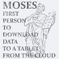 Funny Moses Christian Praise Commandments Humor Sueded Cloud Jersey T-Shirt