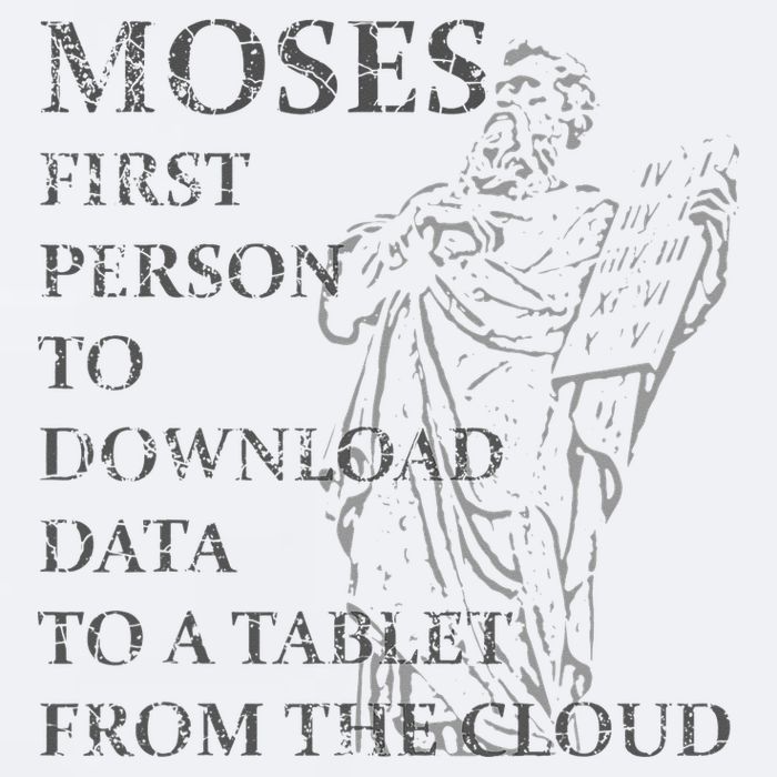Funny Moses Christian Praise Commandments Humor Sueded Cloud Jersey T-Shirt