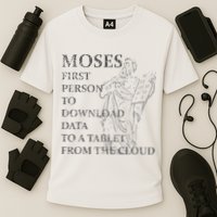 Funny Moses Christian Praise Commandments Humor Performance Shirt