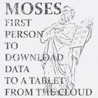 Funny Moses Christian Praise Commandments Humor T-Shirt