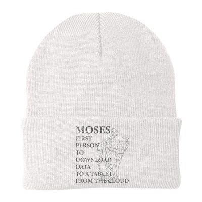 Funny Moses Christian Praise Commandments Humor Beanie