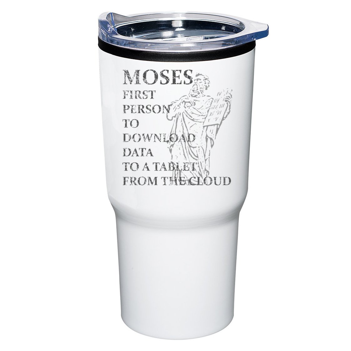 Funny Moses Christian Praise Commandments Humor Tumbler