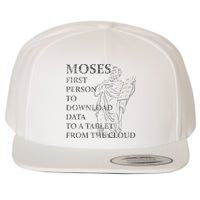 Funny Moses Christian Praise Commandments Humor Wool Snapback Cap