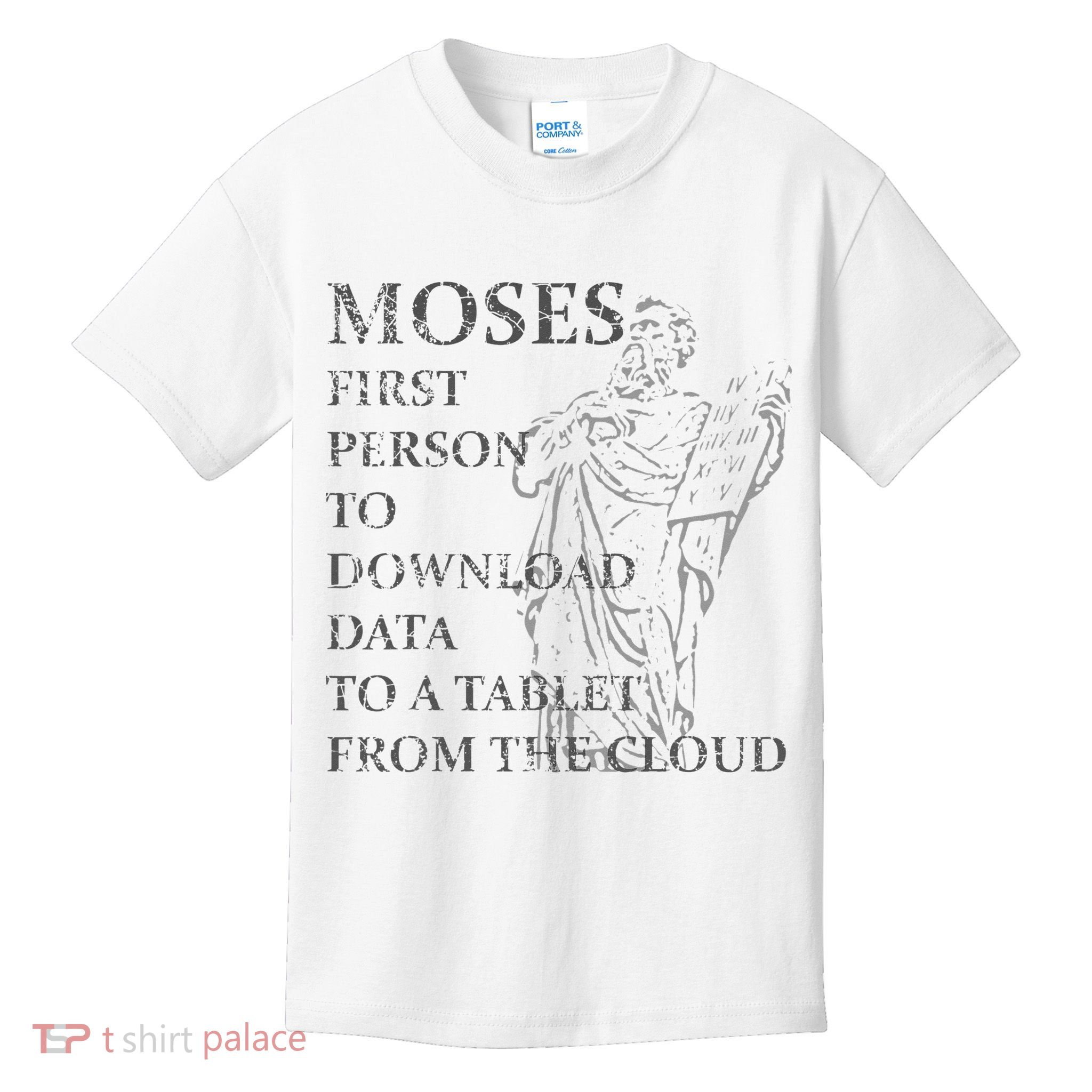 Funny Moses Christian Praise Commandments Humor Kids T-Shirt