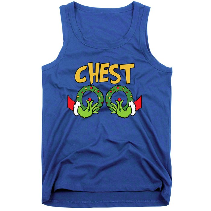 Funny Matching Chestnuts Couples Christmas Family Holiday  Tank Top