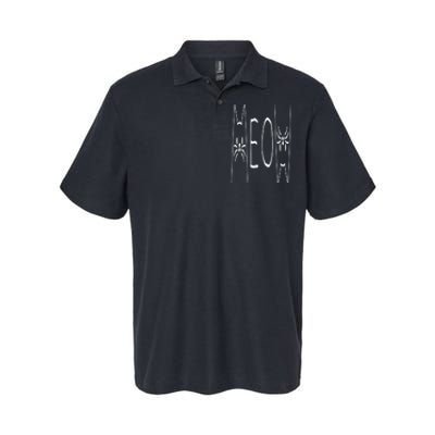 Funny Meow Cat Meow Kitty Cats Meow Softstyle Adult Sport Polo