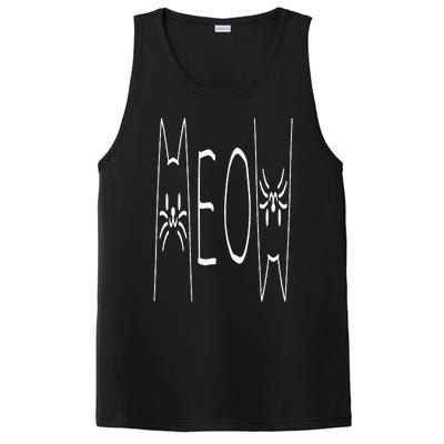 Funny Meow Cat Meow Kitty Cats Meow PosiCharge Competitor Tank