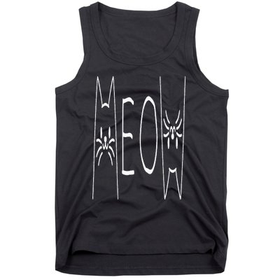 Funny Meow Cat Meow Kitty Cats Meow Tank Top