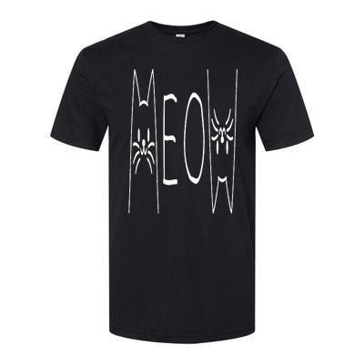 Funny Meow Cat Meow Kitty Cats Meow Softstyle CVC T-Shirt