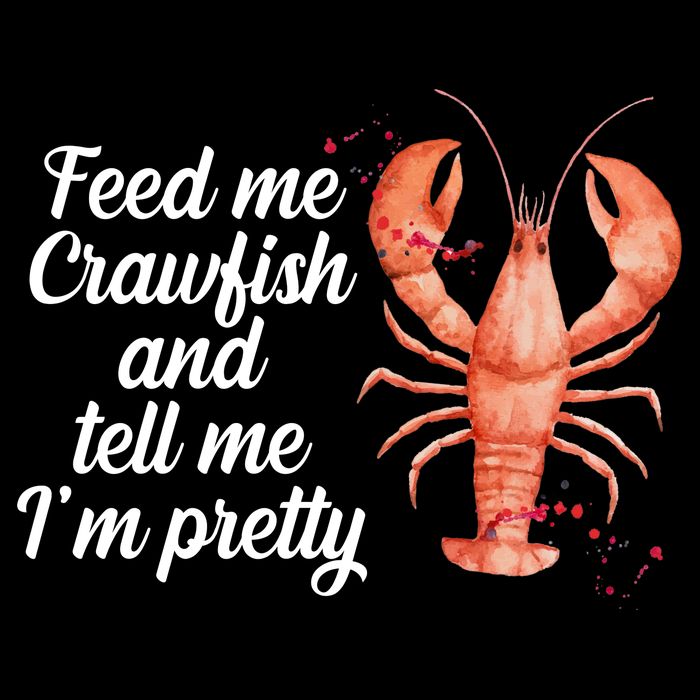 Feed Me Crawfish And Tell Me I'm Pretty Crop Top
