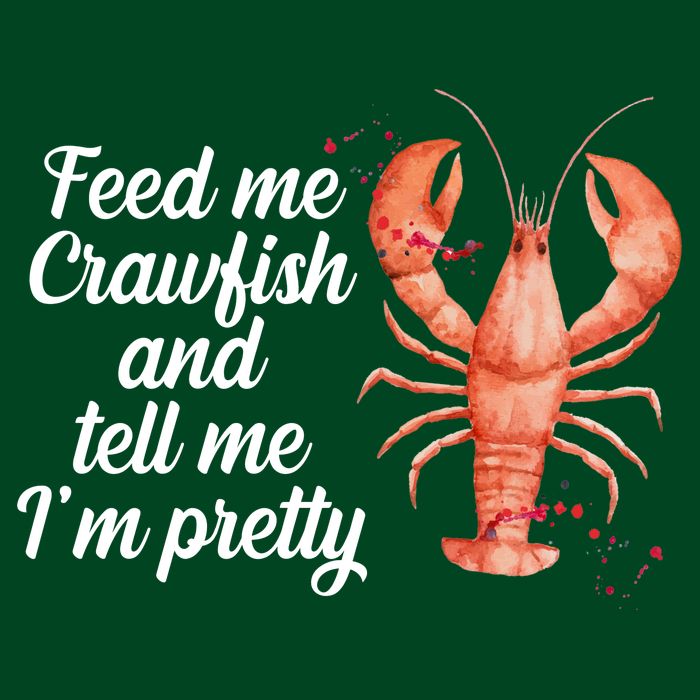 Feed Me Crawfish And Tell Me I'm Pretty Premium T-Shirt