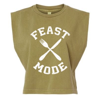 Feast Mode Cute Gift Garment-Dyed Women's Muscle Tee