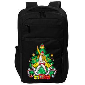 Freddie Mercury Christmas Tree Queen Band Xmas Rock Music Outfit Impact Tech Backpack