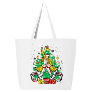 Freddie Mercury Christmas Tree Queen Band Xmas Rock Music Outfit 25L Jumbo Tote