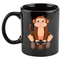 Funny Monkey Chimpanzee Ape Zoo Animal Lover Design 11oz C Handle Ceramic Mug