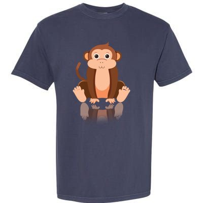 Funny Monkey Chimpanzee Ape Zoo Animal Lover Design Garment-Dyed Heavyweight T-Shirt